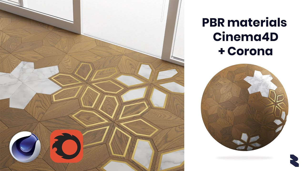 Использование PBR-материалов | Cinema4D + Corona Render Engine