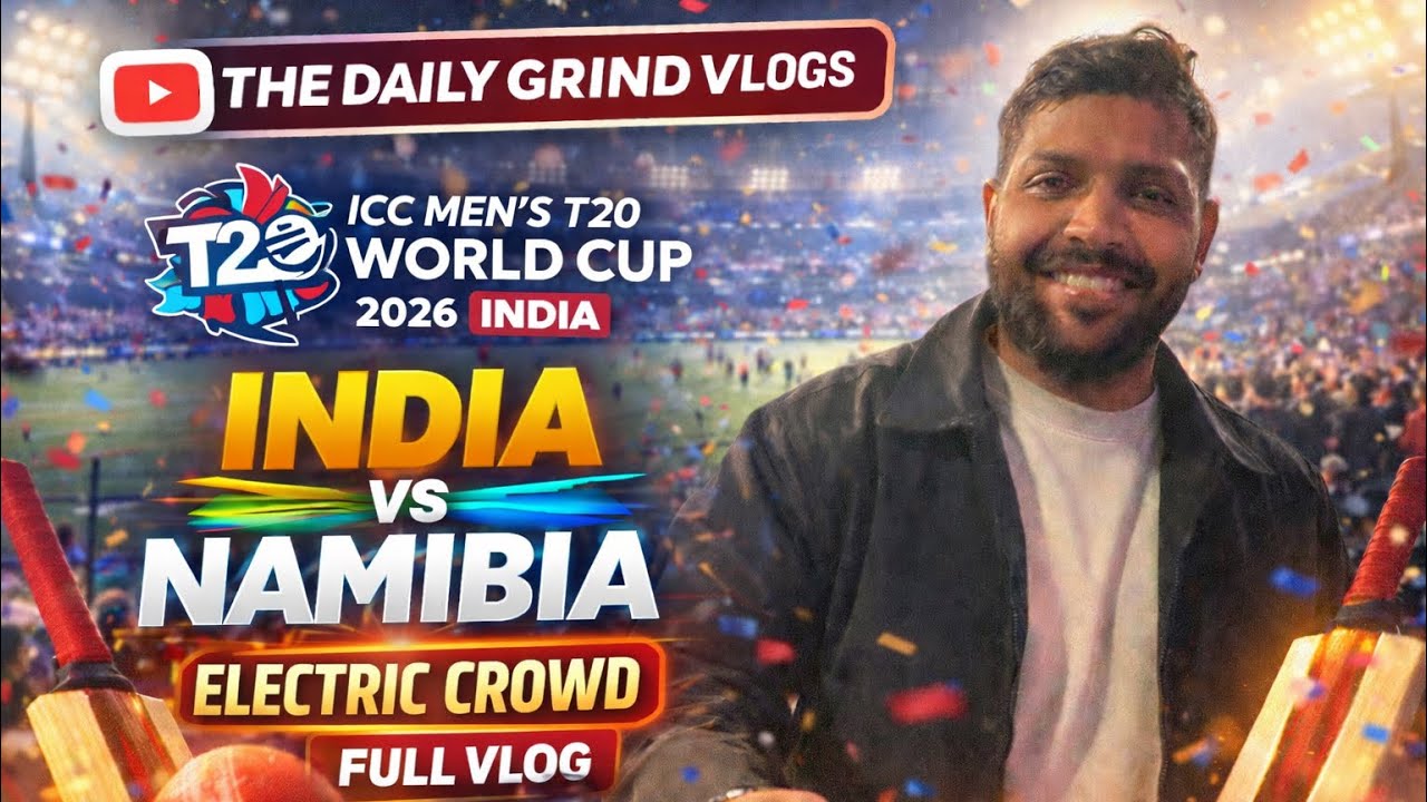 INDIA vs NAMIBIA 🏏 T20 World Cup 2026 | Stadium Experience 🔥 FULL VLOG