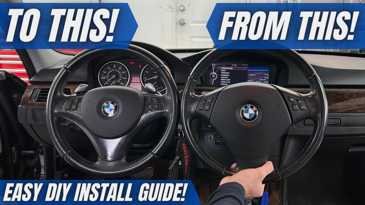 HOW TO RETROFIT PADDLE SHIFTERS ONTO YOUR BMW! (E90,E91,E92,E93)(IN DEPTH INSTALL GUIDE)