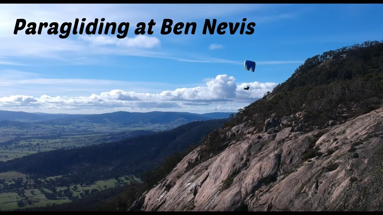 Paragliding Ben Nevis. Footage from DJI Spark, GoPro5 wing-cam