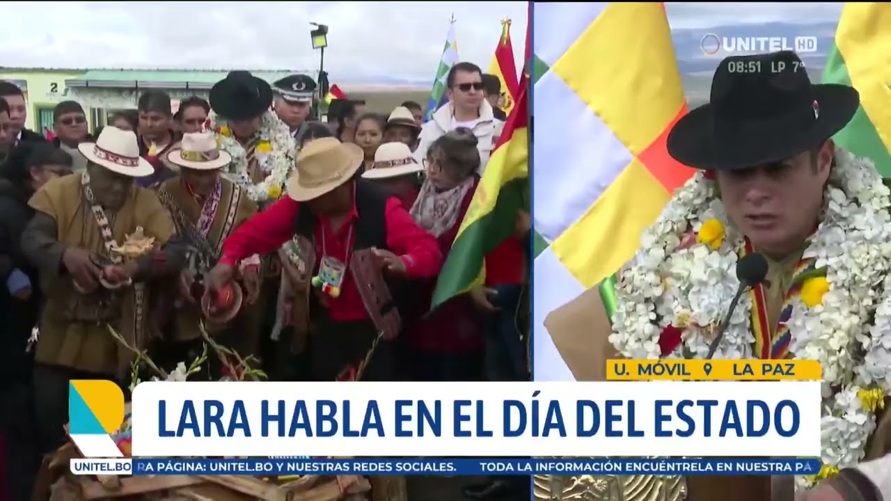 Bolivia celebra el Día del Estado Plurinacional y Lara organiza festejos