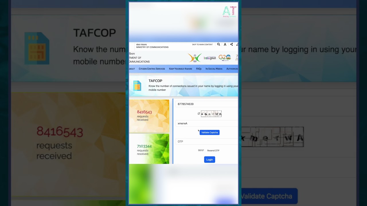 TAFCO | 10 சிம்முக்கு மேல இருந்த இரண்டு லட்சம் fine |Check How Many Sim Registered On My Aadhar Card