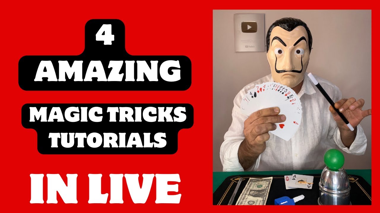WOW ! 4 AMAZING MAGIC TRICKS TUTORIALS IN 