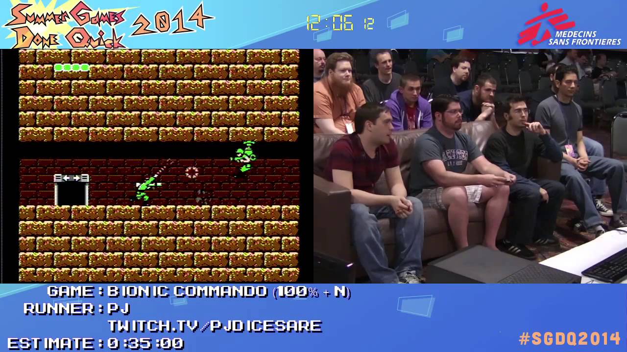 Bionic Commando by PJ in 27:47 - SGDQ2014 - Part 134