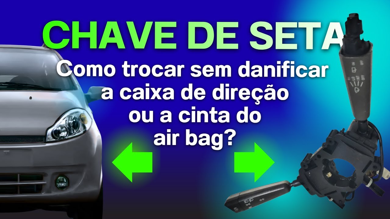 Chery Face - Vai trocar chave de seta? Aprenda a sacar o volante sem danificar.