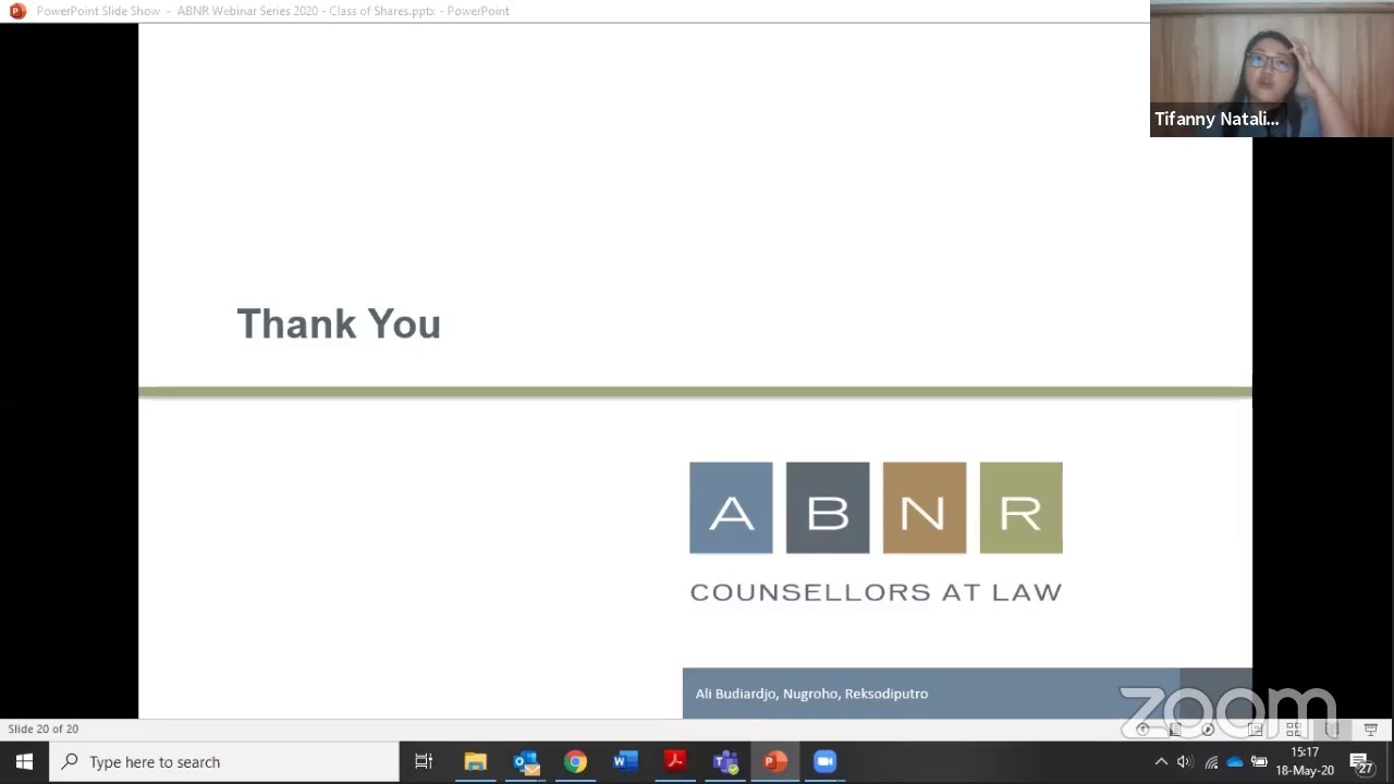 FHUGM Webinar Shares Classification under Company Law