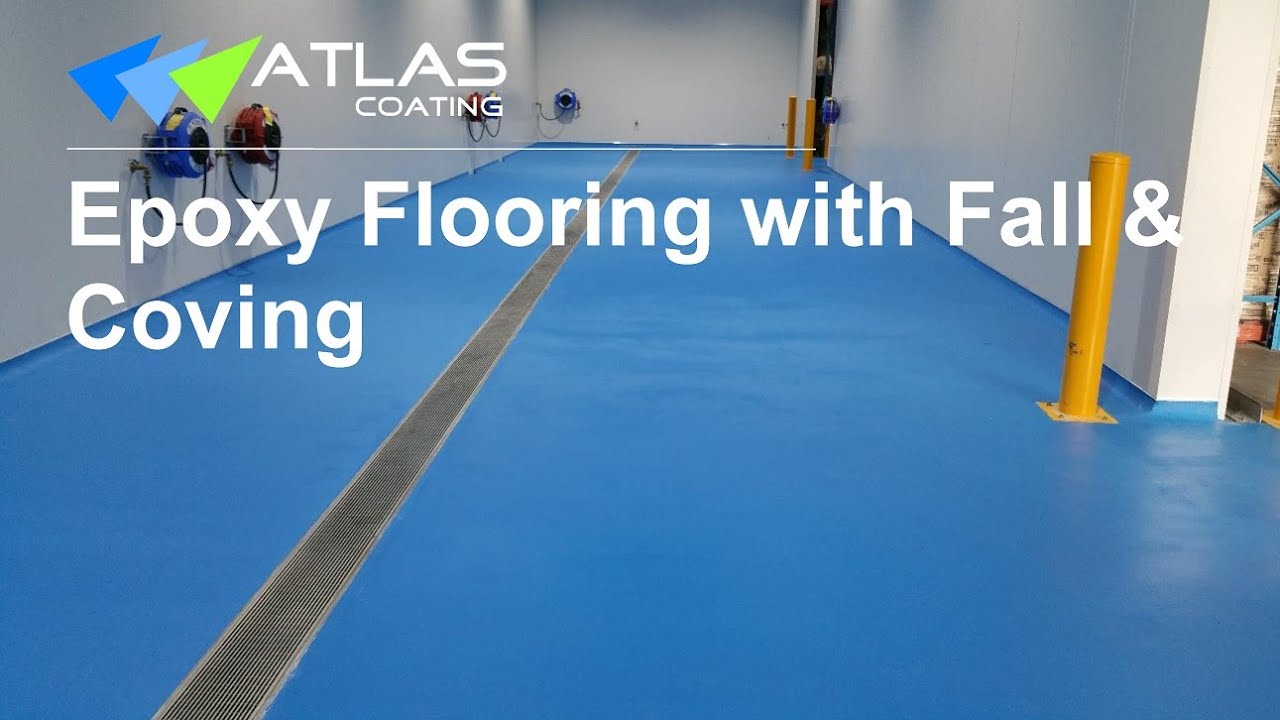 Anti-slip Epoxy Flooring with Fall & Coving