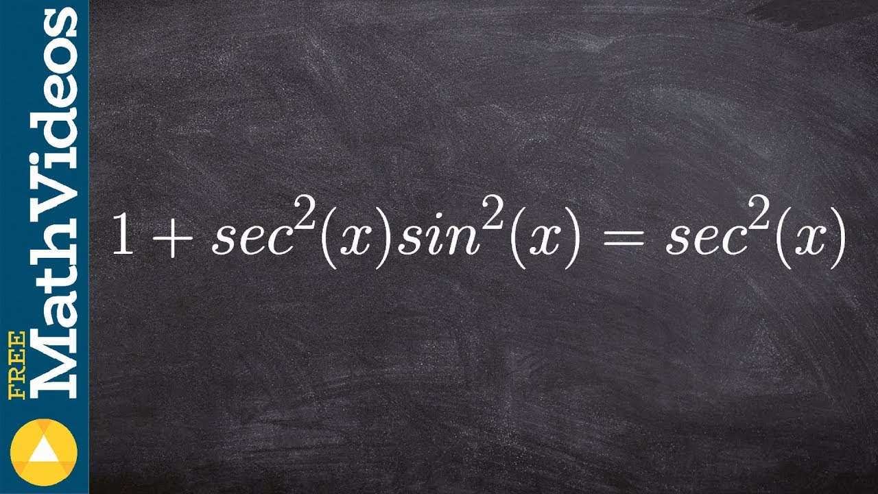 Using pythagorean identities to help me verify an identity