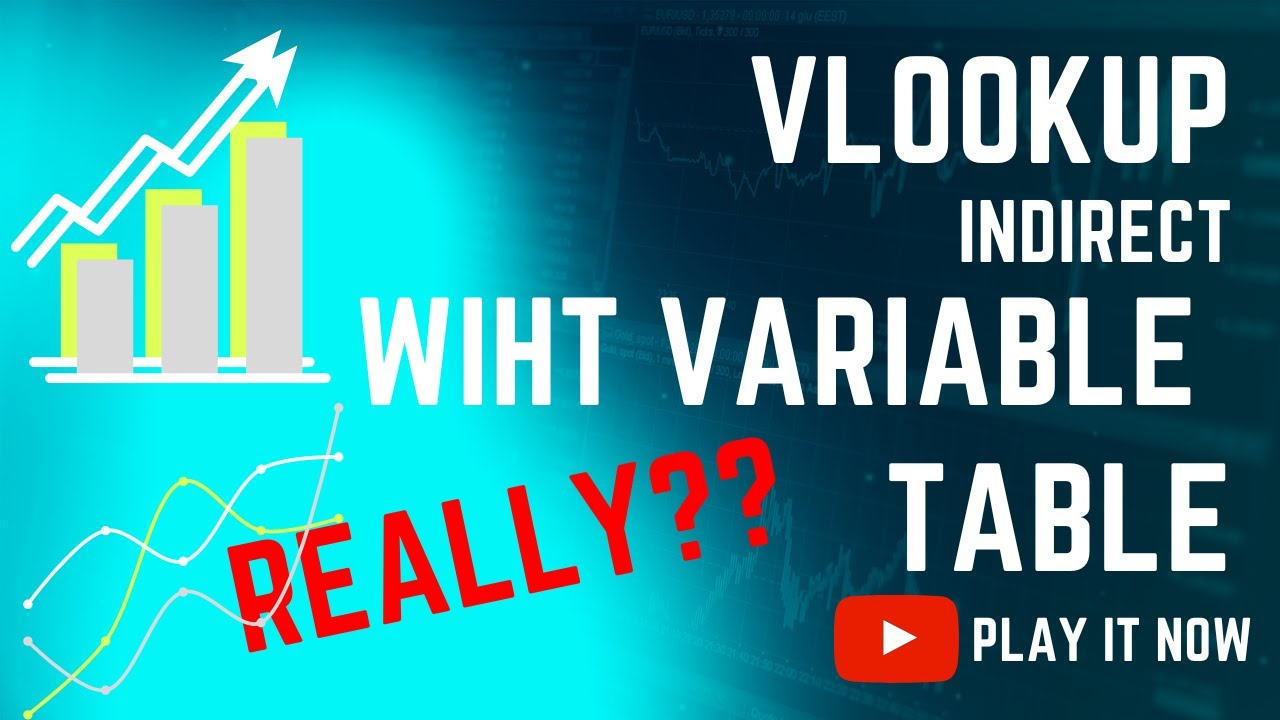 VLOOK UP  & INDIRECT excel (look up variable table array)
