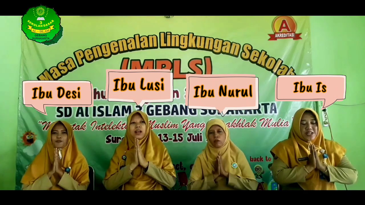 MPLS Tahun Pelajaran 2020 / 2021 SD AL ISLAM 3 GEBANG SURAKARTA
