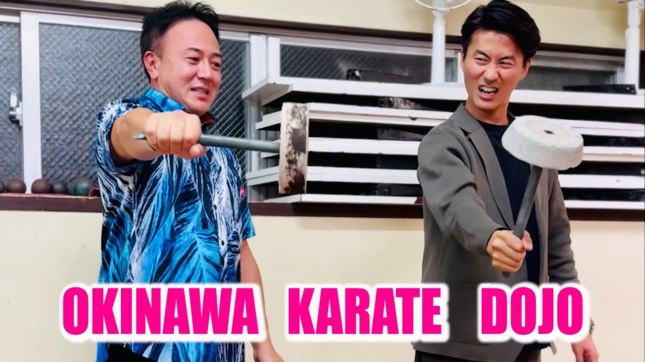 A man moved to tears at an Okinawa karate dojo! He's the president of Mitsuboshi Global.