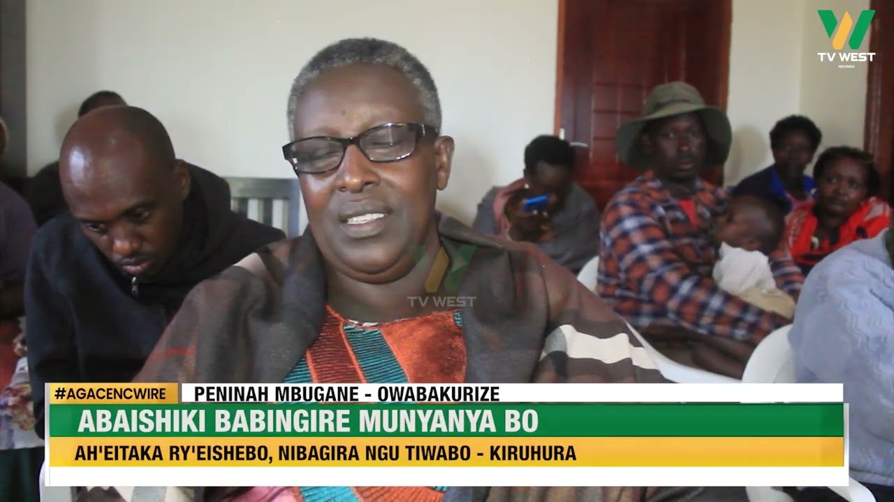 AGACENCWIRE: Abaishiki babingire munyanya bo ah'eitaka ry'eishebo. Nibagira ngu tiwabo.