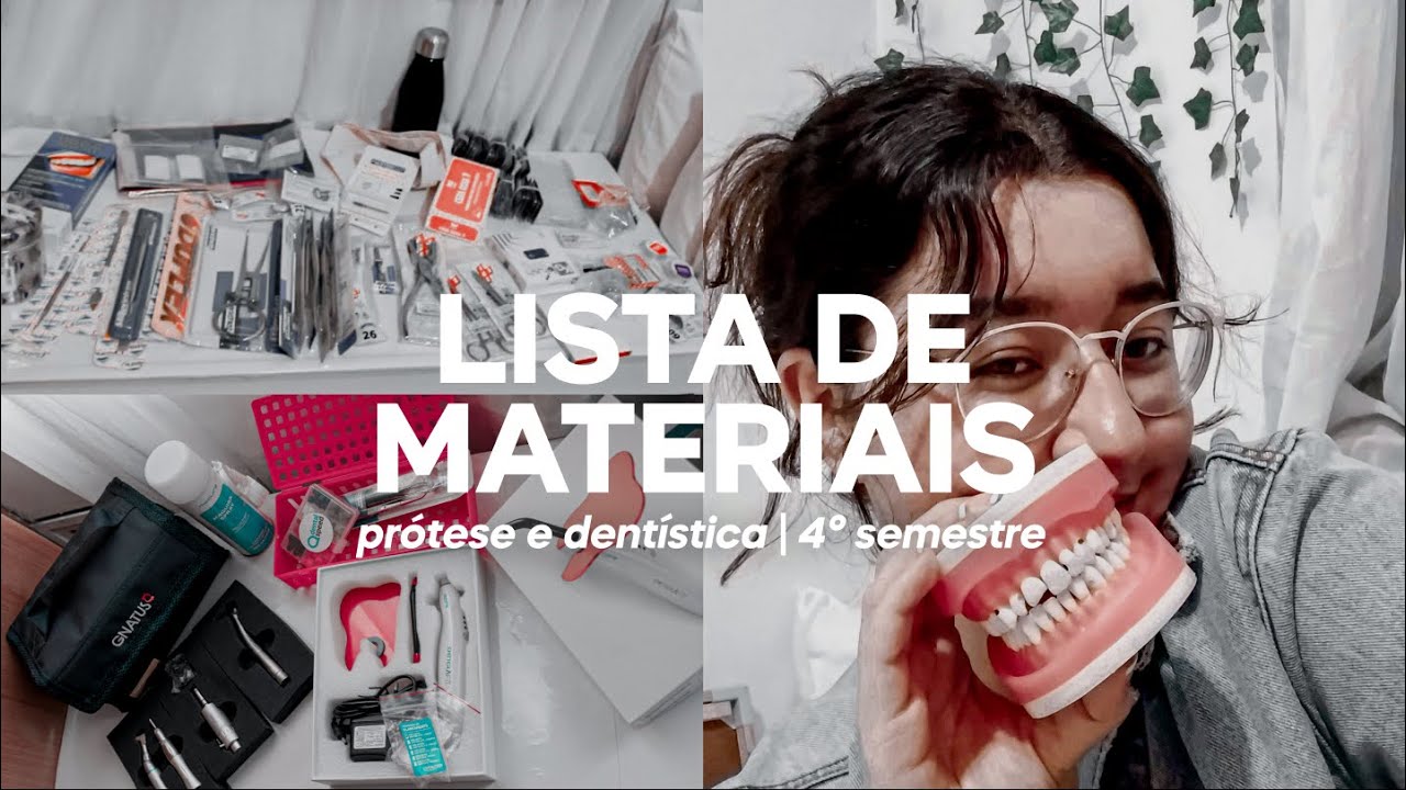 UNBOXING #1: materiais de odonto - lista de prótese e dentística (gastei muito?) | Odonto Energy