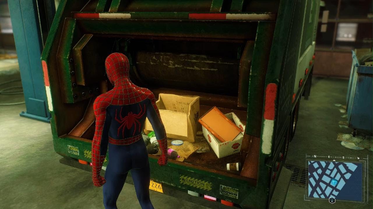 Marvel's Spider-Man home sweet home mission find the trash truck