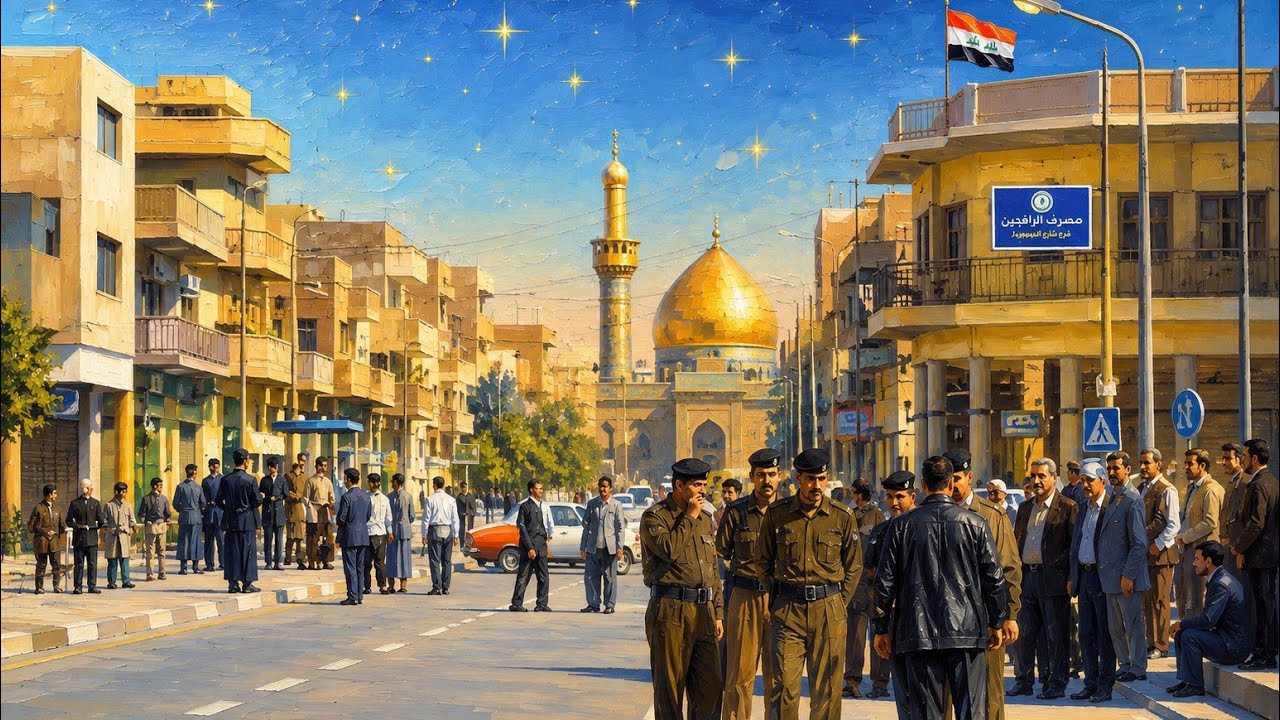 مـوسيقئ لا تـرحلين و هـدوء بـغداد سـنة 2000 والنـاس راجعـين لبيـوتهم ،