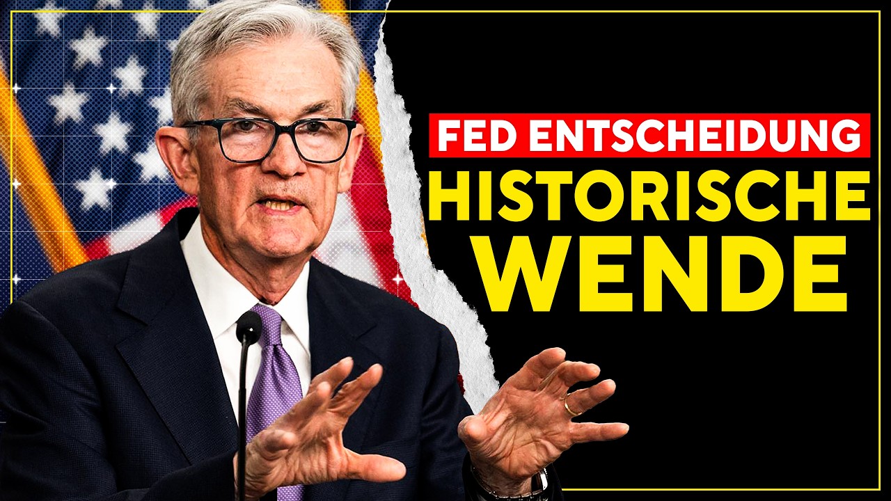Fed senkt Zinsen trotz hoher Inflation &ndash; Historische Entscheidung (Aktien, Gold u. Bitcoin)