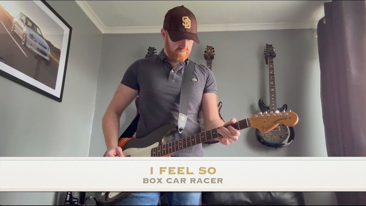 Box Car Racer - I Feel So (Guitar Cover with Tom Delonge Stratocaster Padre)