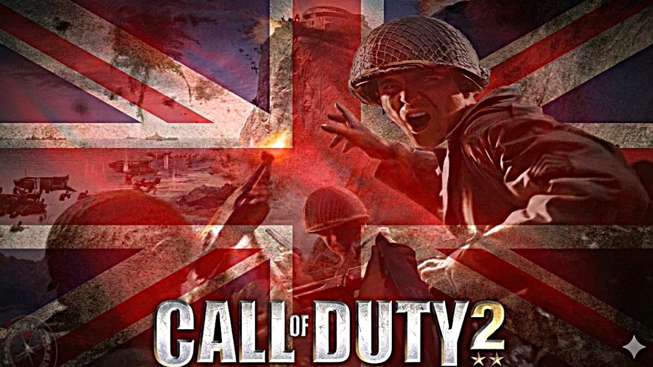 Call of Duty 2 Complete { United Kingdom } Mission with Nostalgia Hit Resolution