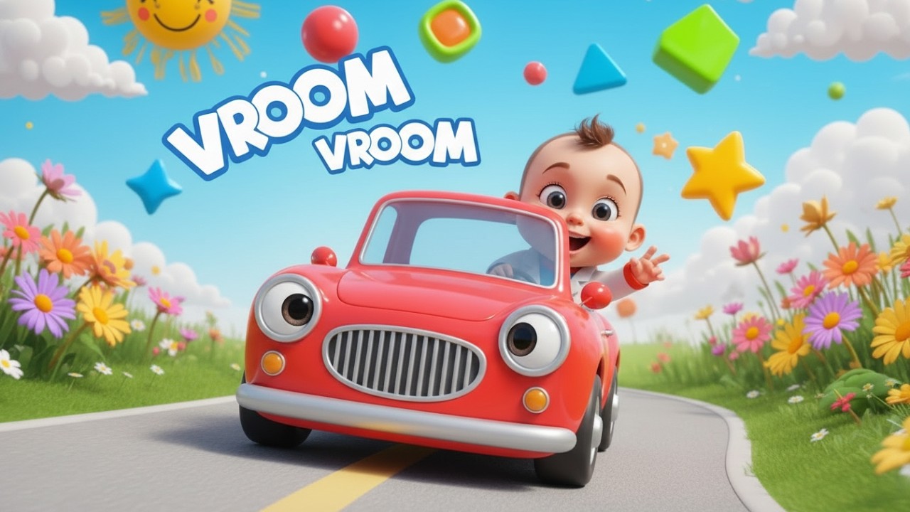 The Sick Little Car Baby Doctor Rhyme for Kids | Funny Vehicle Doctor Song | Popular Nursery Rhymes