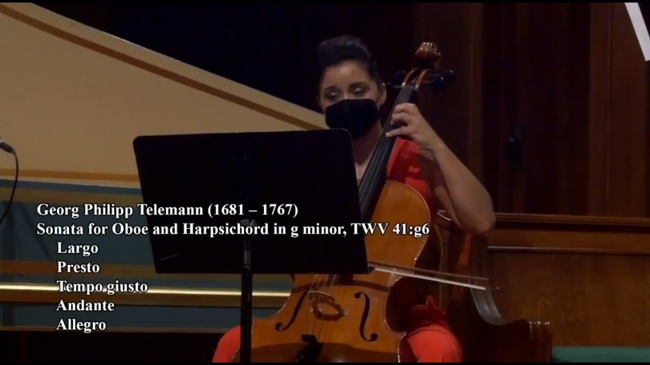 Georg Philipp Telemann - Sonata for Oboe and Harpsichord in g minor, TWV 41:g6