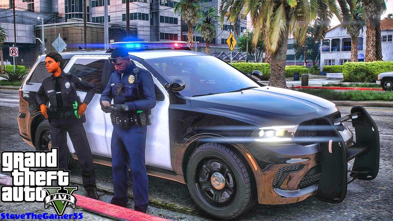 Playing GTA 5 As A POLICE OFFICER Gang Unit Patrol🔥🔥||  GTA 5 Lspdfr Mod|  4K