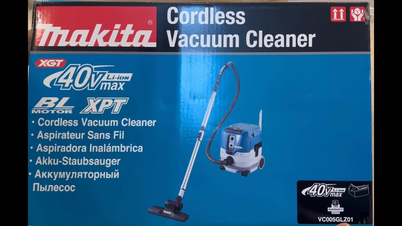 Makita 40Vmax XGT 8 L Dry Vacuum Cleaner (VC005GLZ01)