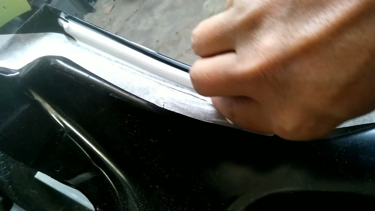 Tutorial cara membuat sealent /siler baru di kap mesin baru