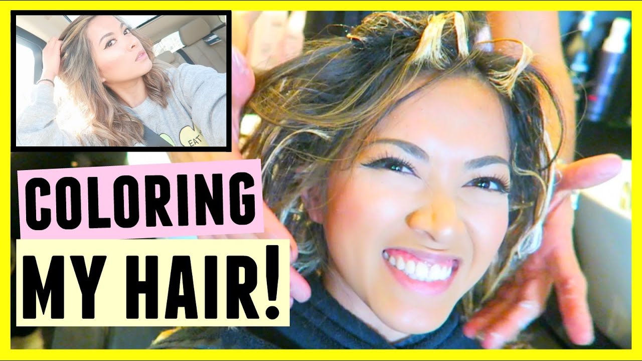 COLORING MY HAIR AGAIN!
