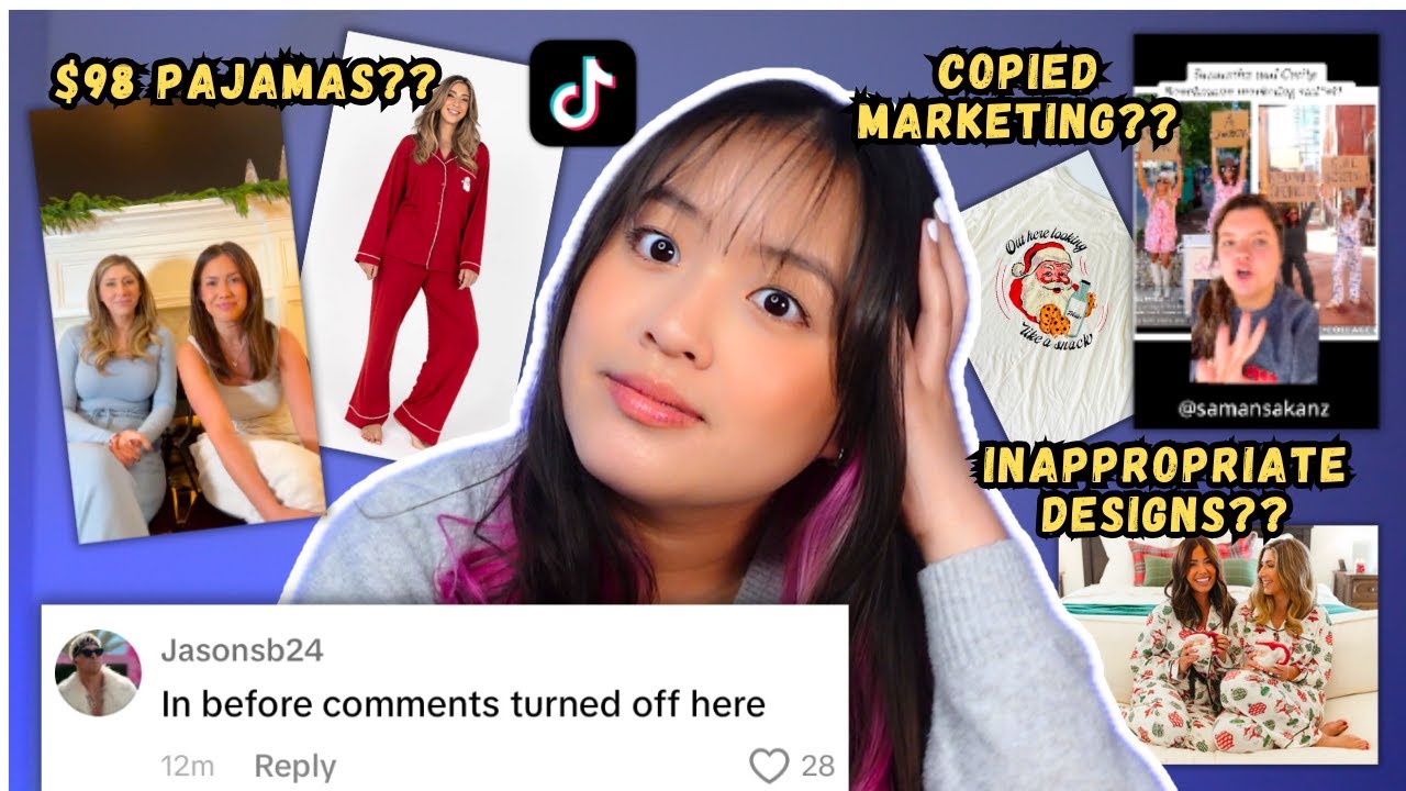 Influencers charge $98 FOR THIS?? | Cecily & Sam Bauchmann Pajama Drama Explained