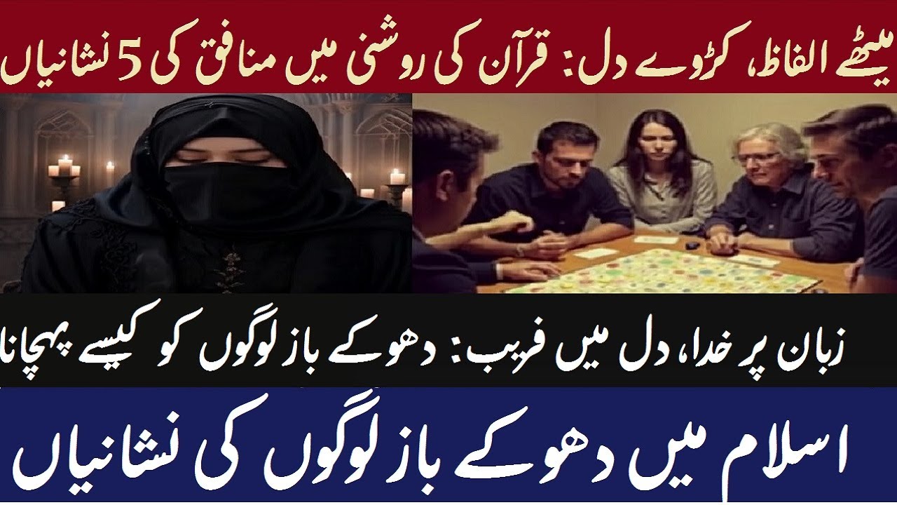 Zuban Par Khuda, Dil Mein Fareb Aise Logon Se Bachain! Qur'an ki Roshni Mein Munafiq ki 5 Nishaniyan