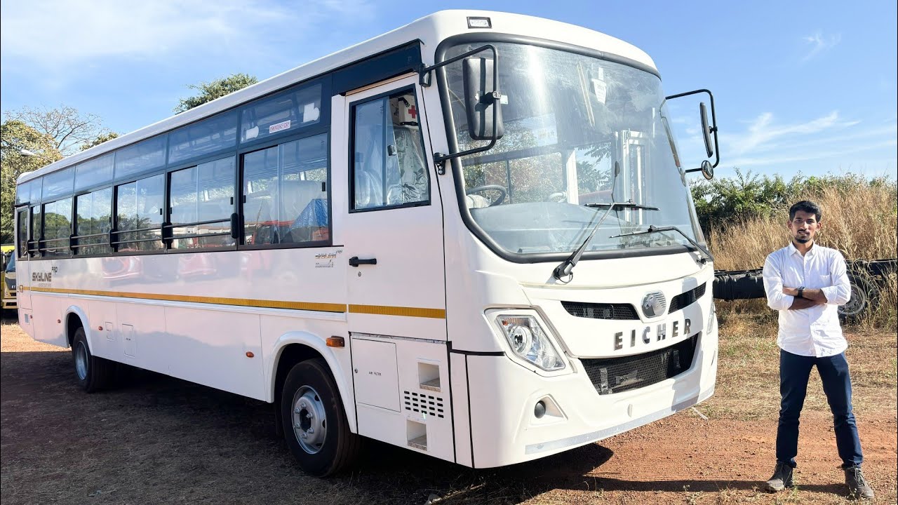 Eicher Skyline Pro Executive Bus Review - Optimal Comfort With Classy Design @techno_mandy