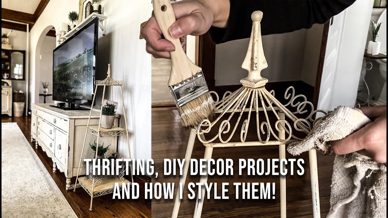 Thrifting, DIY Decor Projects & How I Style Them in My Old Home: French Country Vintage Decorating!
