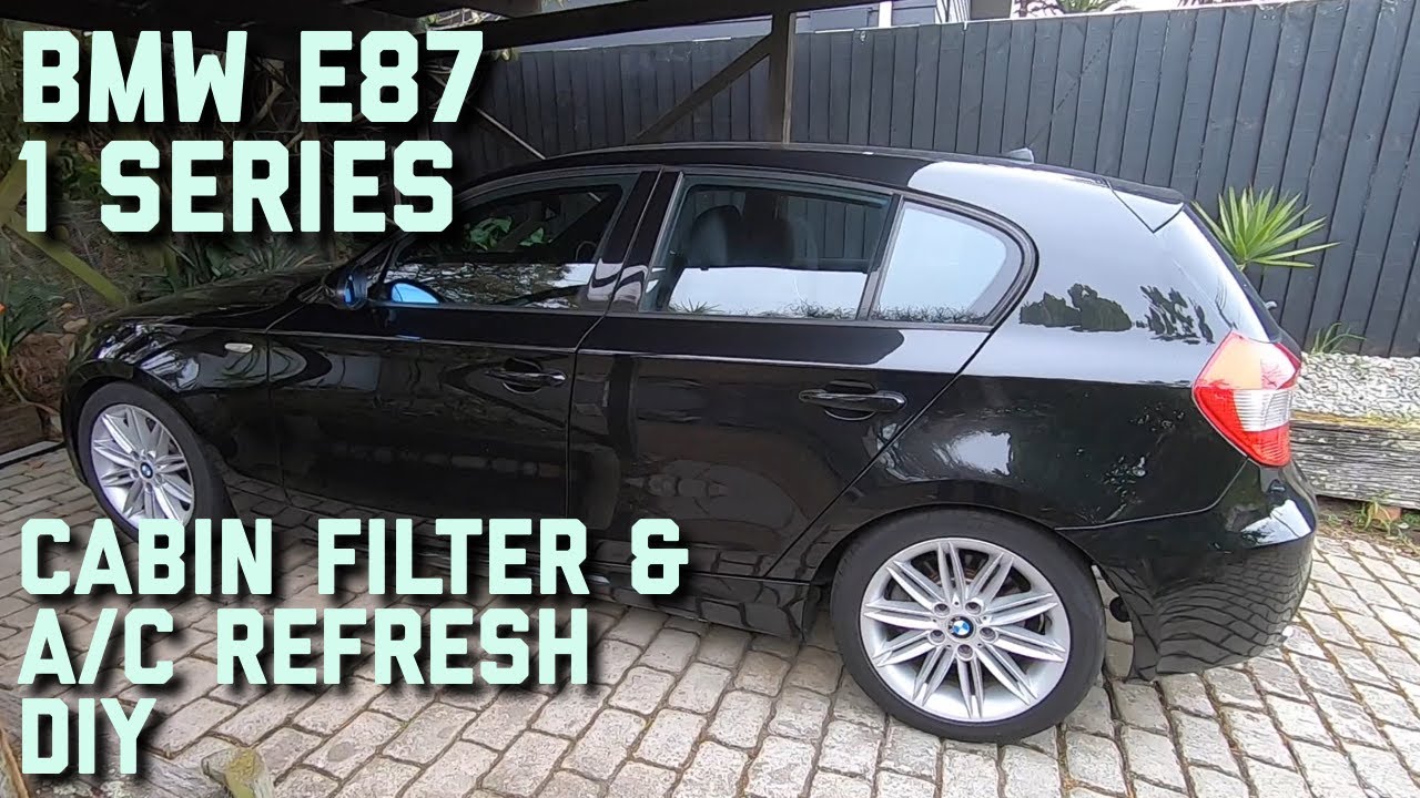Салонный фильтр/фильтр пыльцы BMW E87 1 серии своими руками и обновление кондиционера со сбросом ...