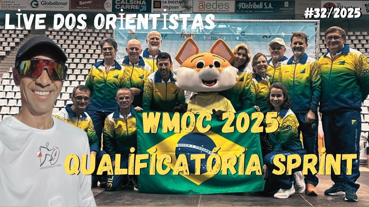 Live dos Orientistas #32/2025 - WMOC 2025 Sprint Qualify