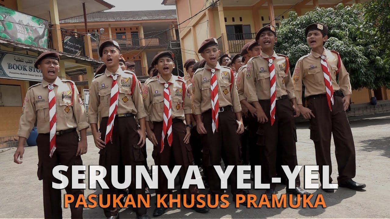 YEL-YEL PASUKAN KHUSUS PRAMUKA SANTRI PUTRA KELAS 2 & 3