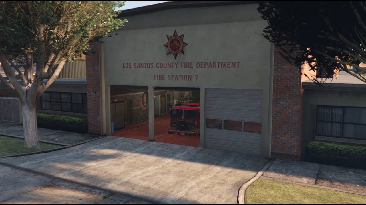 GTA ONLINE: DLC:A Safehouse in the Hills: Straż pożarna Los Santos.