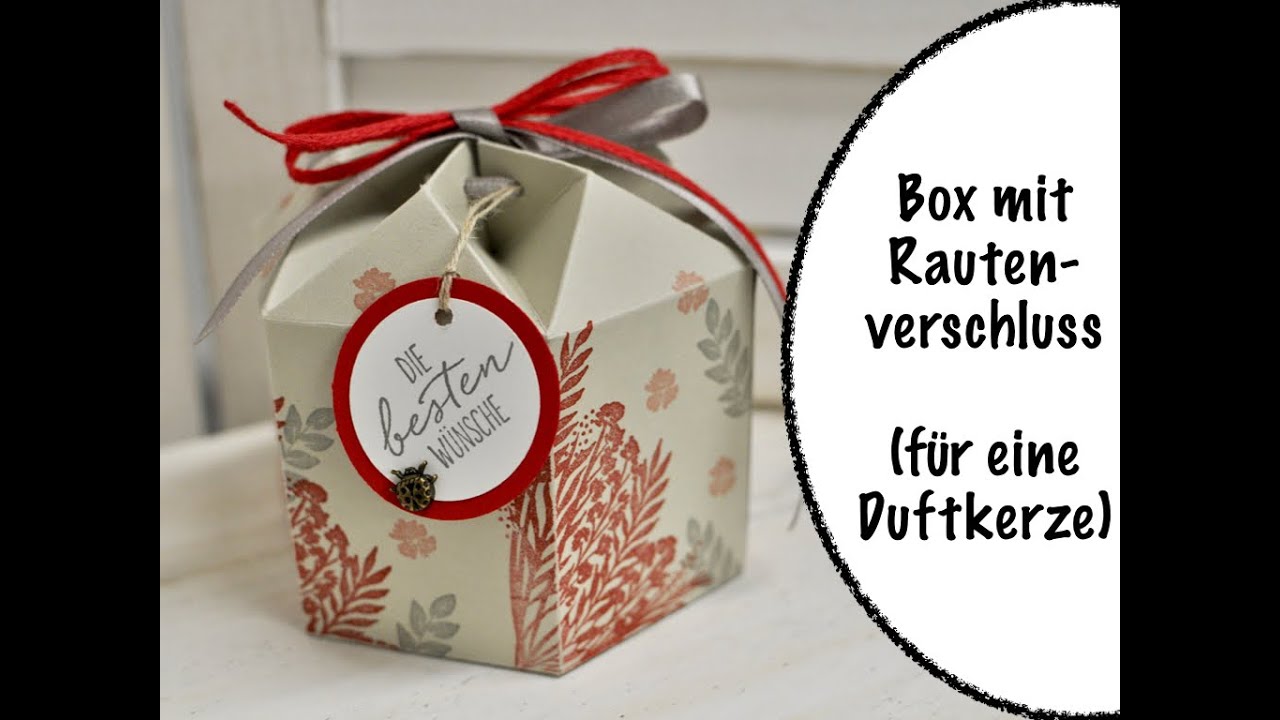 Box mit Sternverschluss | Duftkerze | Stampin' Up!