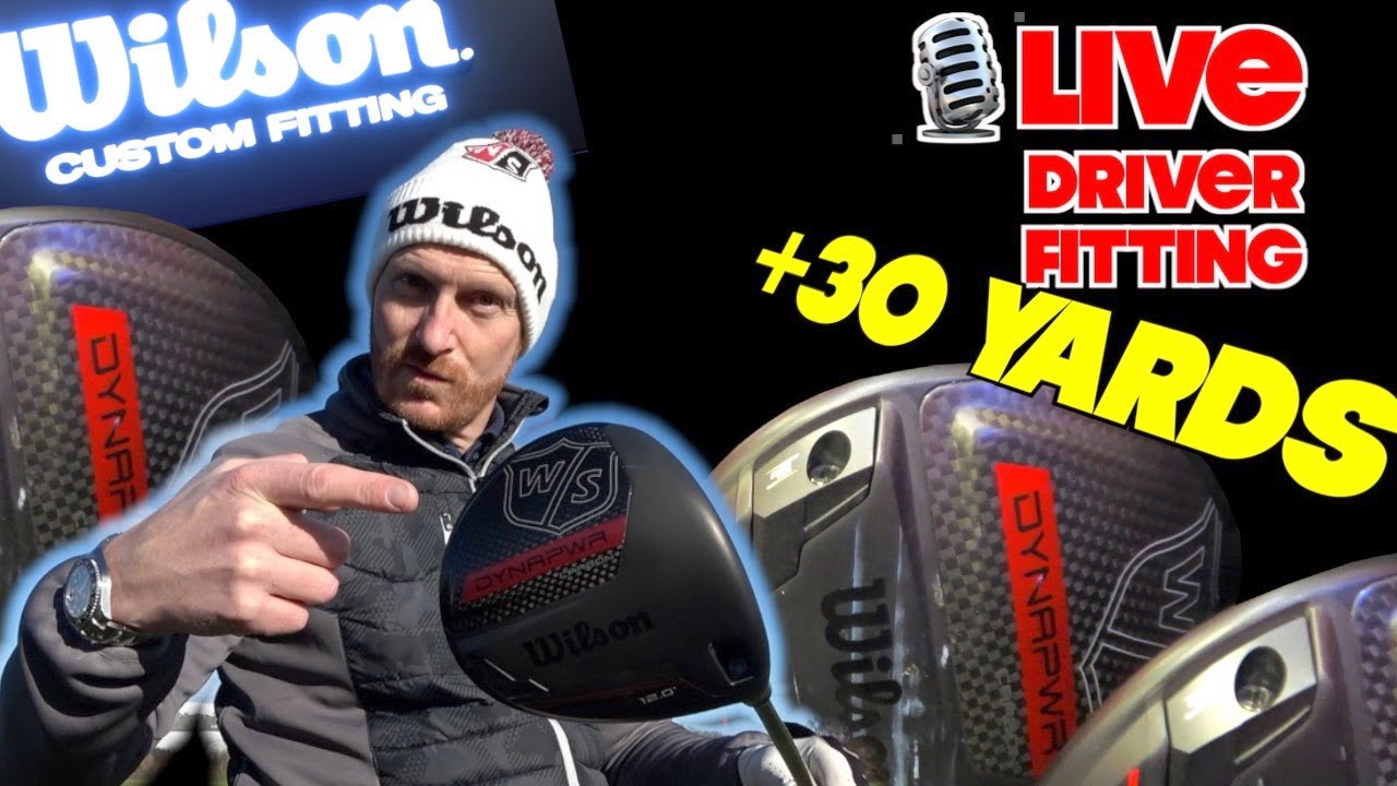 LIVE Wilson Dynapower FITTING - FACTORY TOUR & 30+ YARDS EXTRA