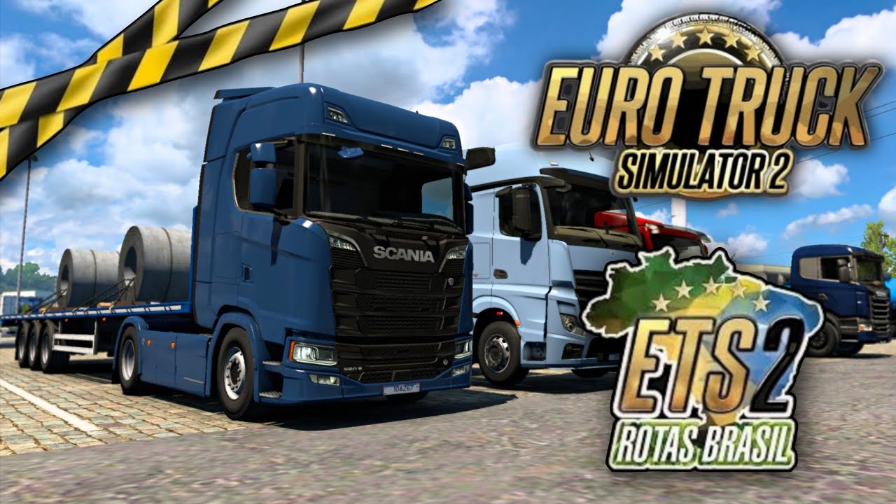 MAPA ROTAS BRASIL Evoluindo! Agora sim esta ficando bom! ETS2 1.54!