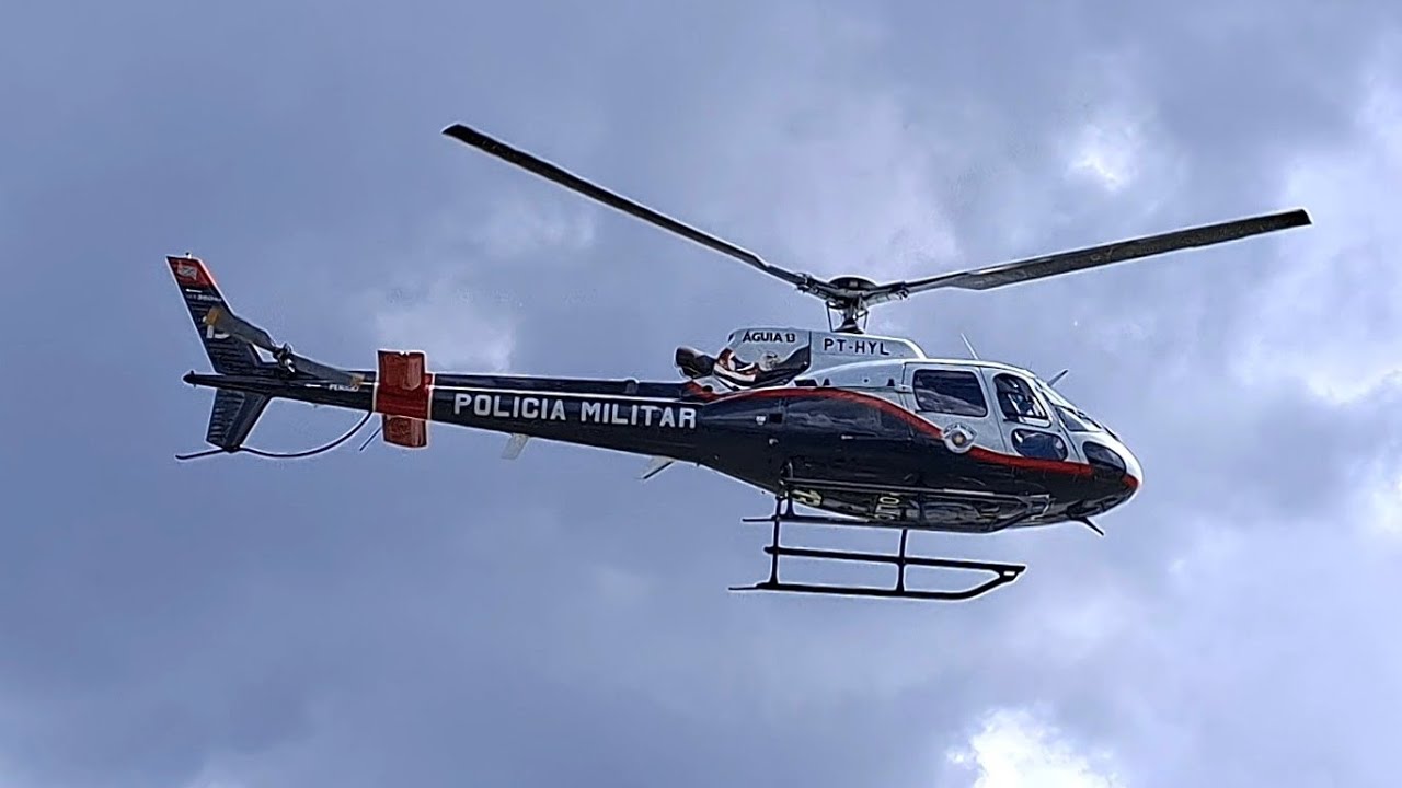 Pousos e Decolagens de Helicópteros no Heliponto do Campo de Marte
