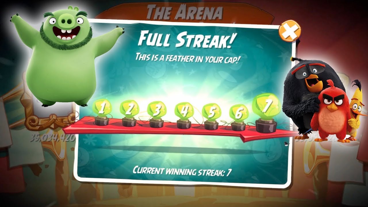 Angry Birds 2 Gameplay | ARENA FULL STREAK