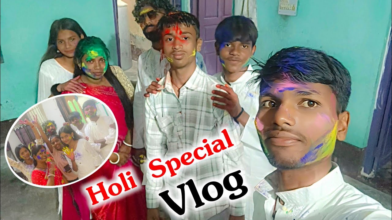 Special Holi Vlog Video 😍