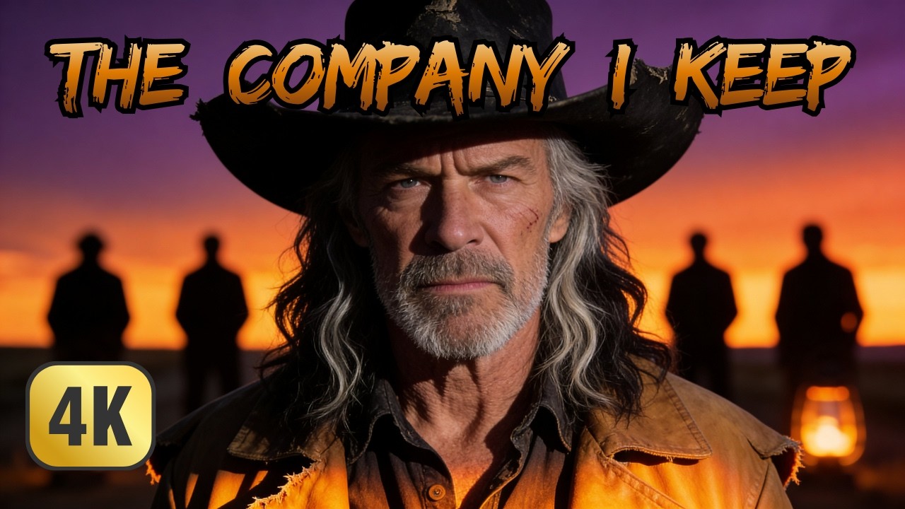 The Company I Keep - Defiant Outlaw Country Anthem (Official Cinematic Lyric Visualizer)
