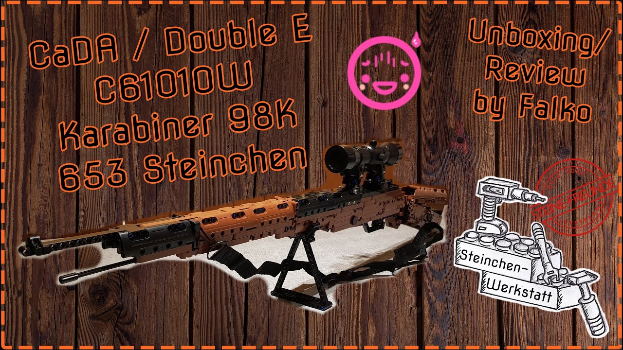 ein Karabinergewehr aus Klemmbausteinen??? | CaDa | C61010W | 98K Karabinergewehr