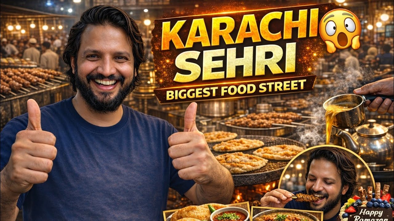 Karachi Ki Sab Se Bari Local Market Mein Sehri | Ramzan Street Food Tour 2026