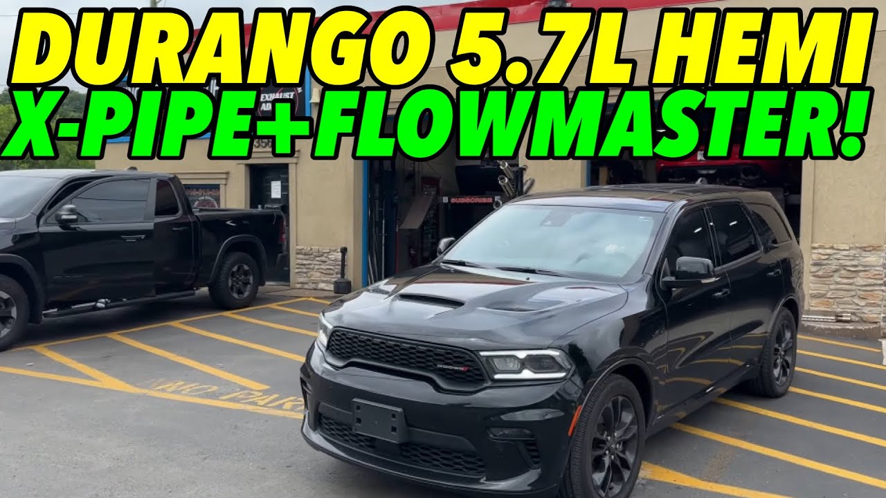 2022 Dodge Durango R/T 5.7L HEMI V8 Exhaust Sound w/ X PIPE & FLOWMASTER FLOW FX!