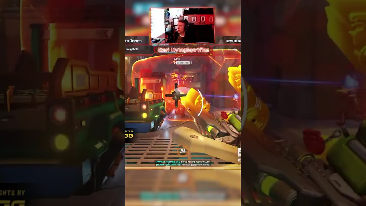 Saved his life - Overwatch 2 Tank Doing It's JOB