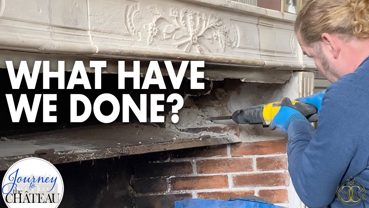 DEMOLITION! Restoring a Chateau Fireplace to its 17th Century Grandeur