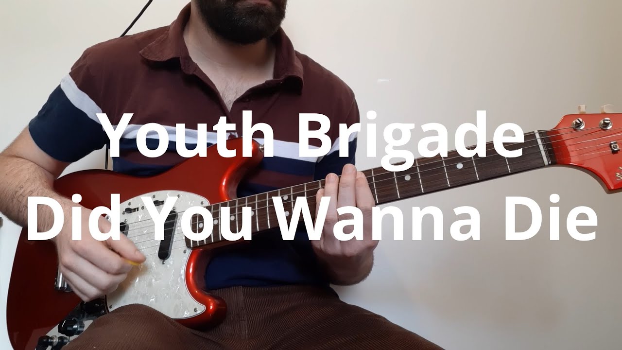 Youth Brigade   Did You Wanna Die Guitar Cover