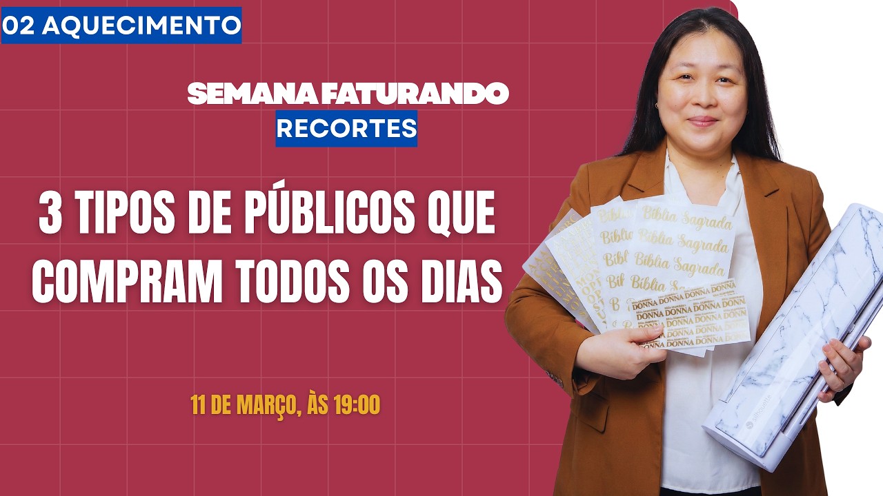 3 PÚBLICOS PARA FATURAR 10 MIL COM SUA PLOTTER DE RECORTE